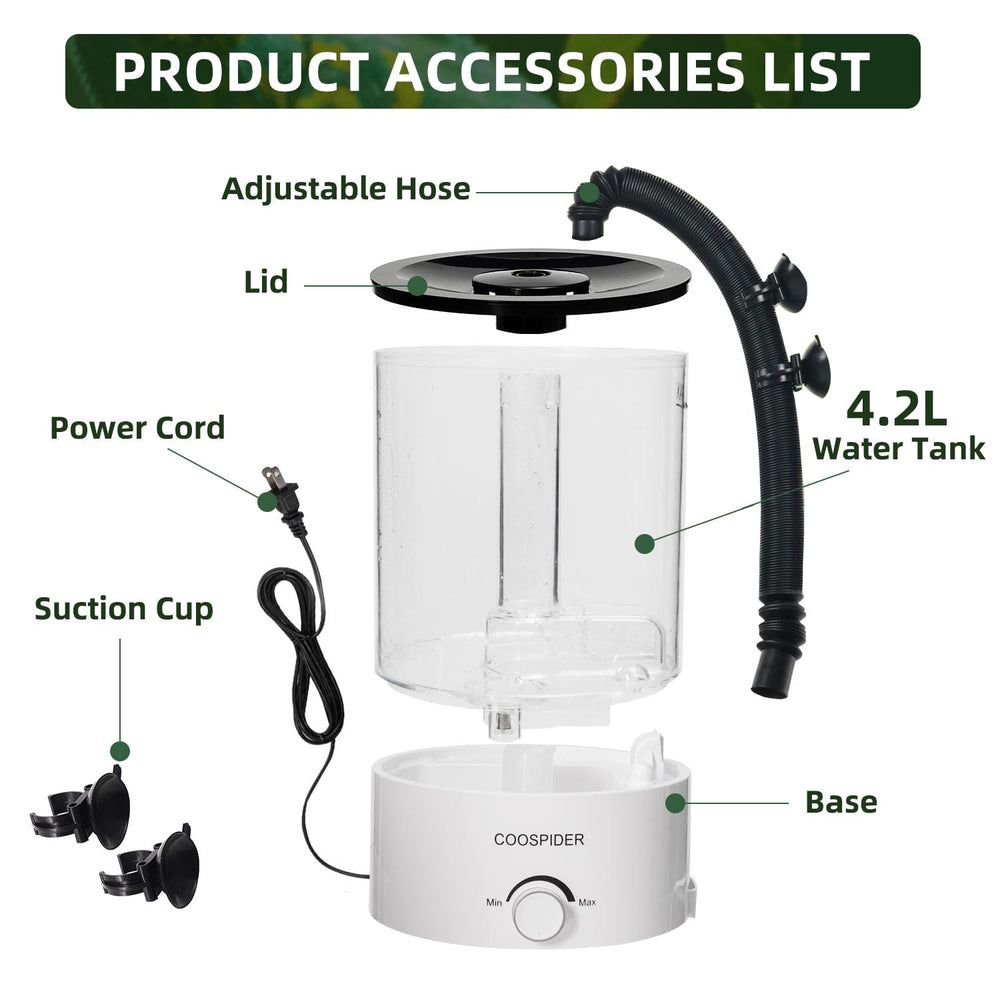 COOSPIDER removable lid aids quick cleaning and maintenance.