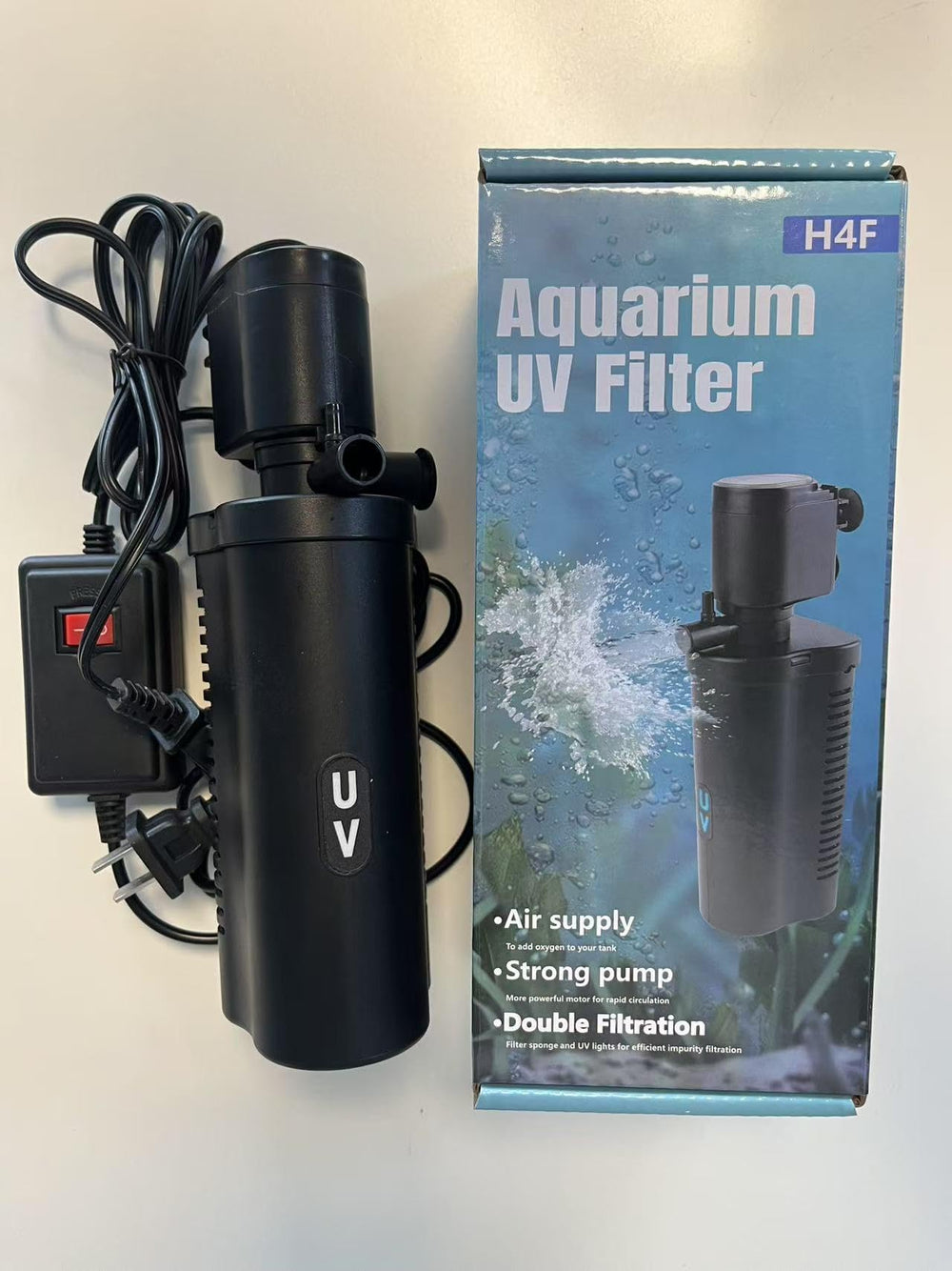 Coospider-Repta compact filter; ideal for 10–45 gallon setups.