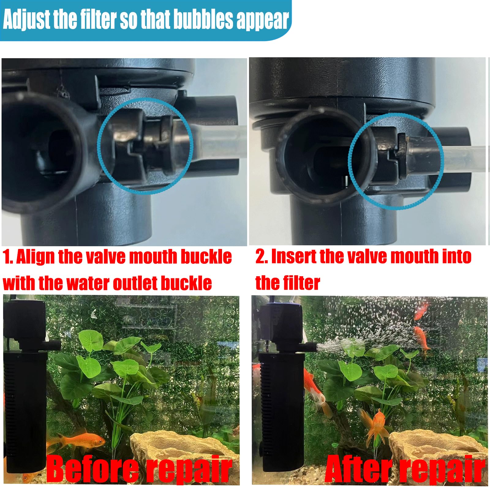 coospider-repta 200GPH flow provides steady circulation for 20-75 gal tanks.