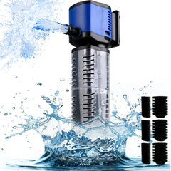 coospider-repta 660gph internal filter setup for large tanks