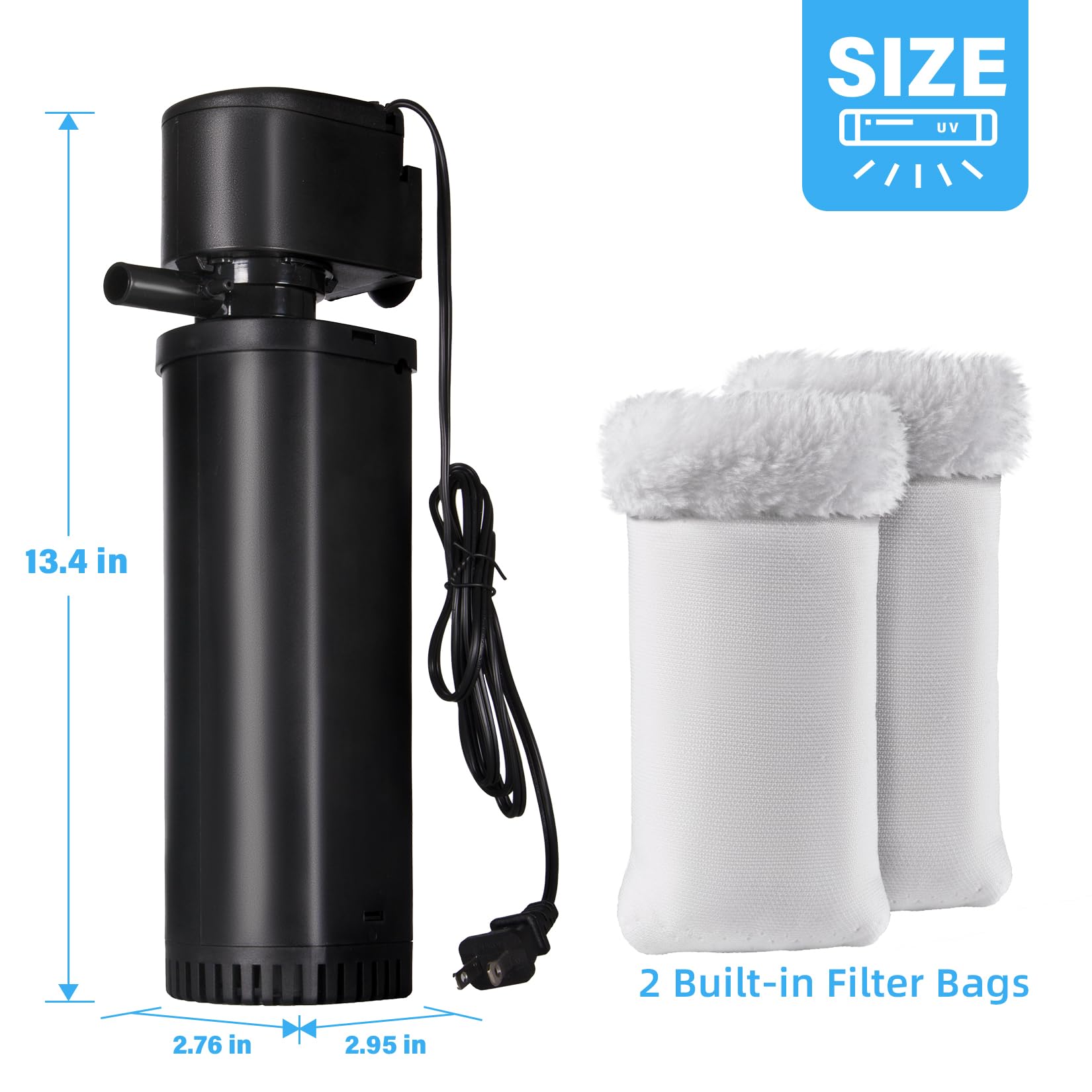 Coospider-Repta bottom suction reduces odors and waste