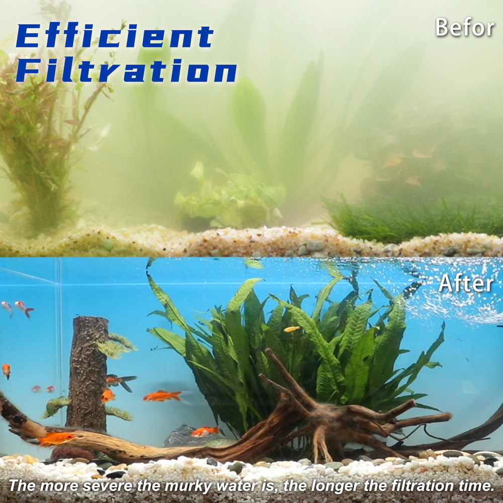 Coospider-Repta odor-control filtration for clearer tank water.