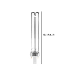 coospider-repta pond-clarifier uv bulb 6-5-in length supports easy installation