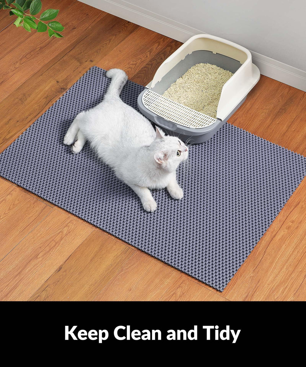 Cooyes non-slip backing keeps the mat securely in place.