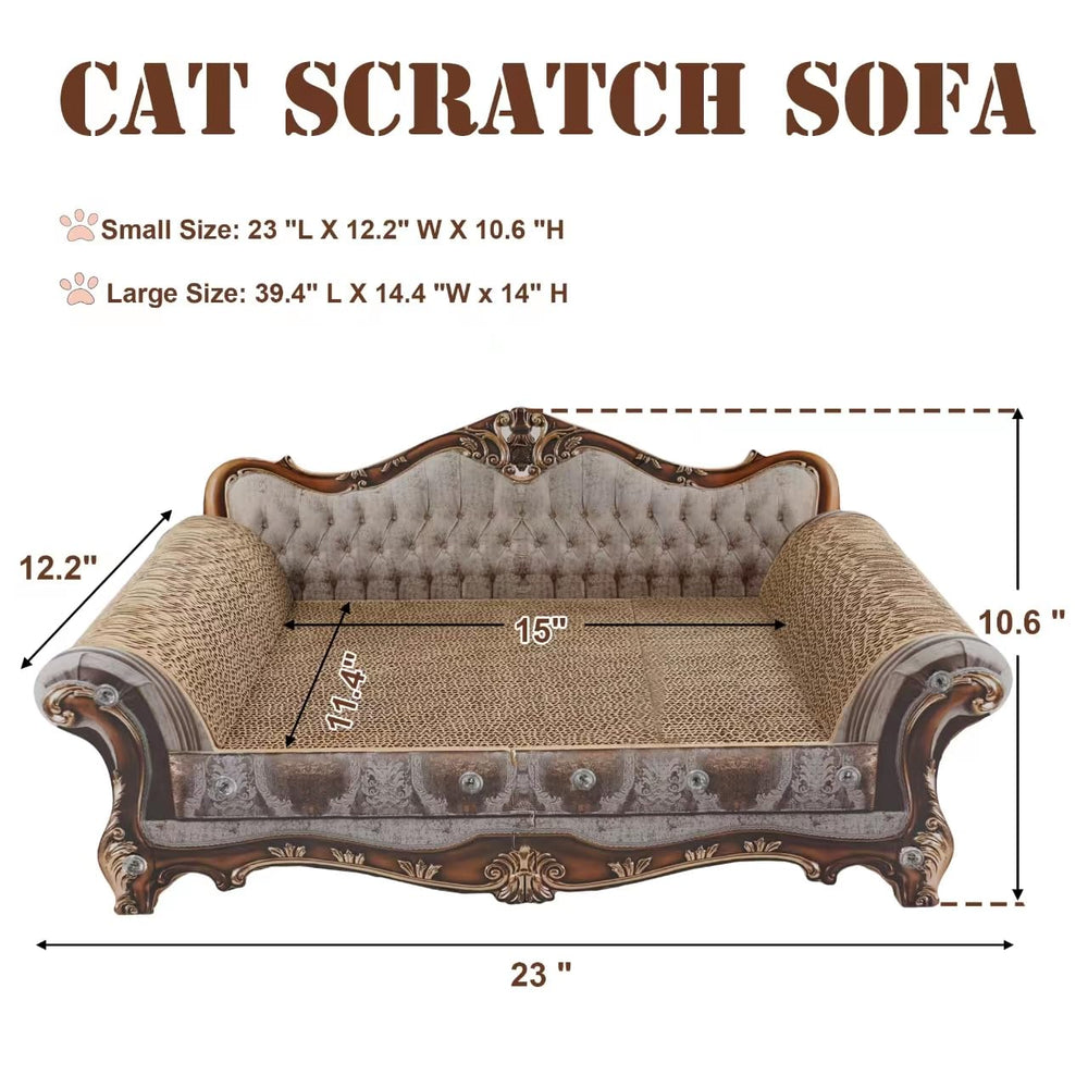COOZMENT sofa scratching couch backrest detail showing supportive design.