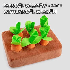 Copfeu snuffle mat carrot tunnel demonstrates interactive play and scent training for small animals.