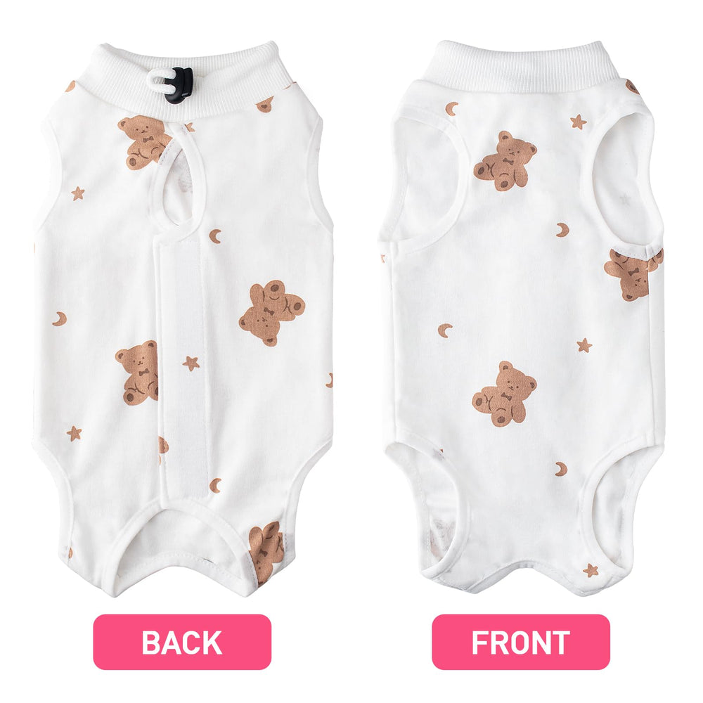Coppthinktu kitten recovery suit two-piece set for multi-pet homes.