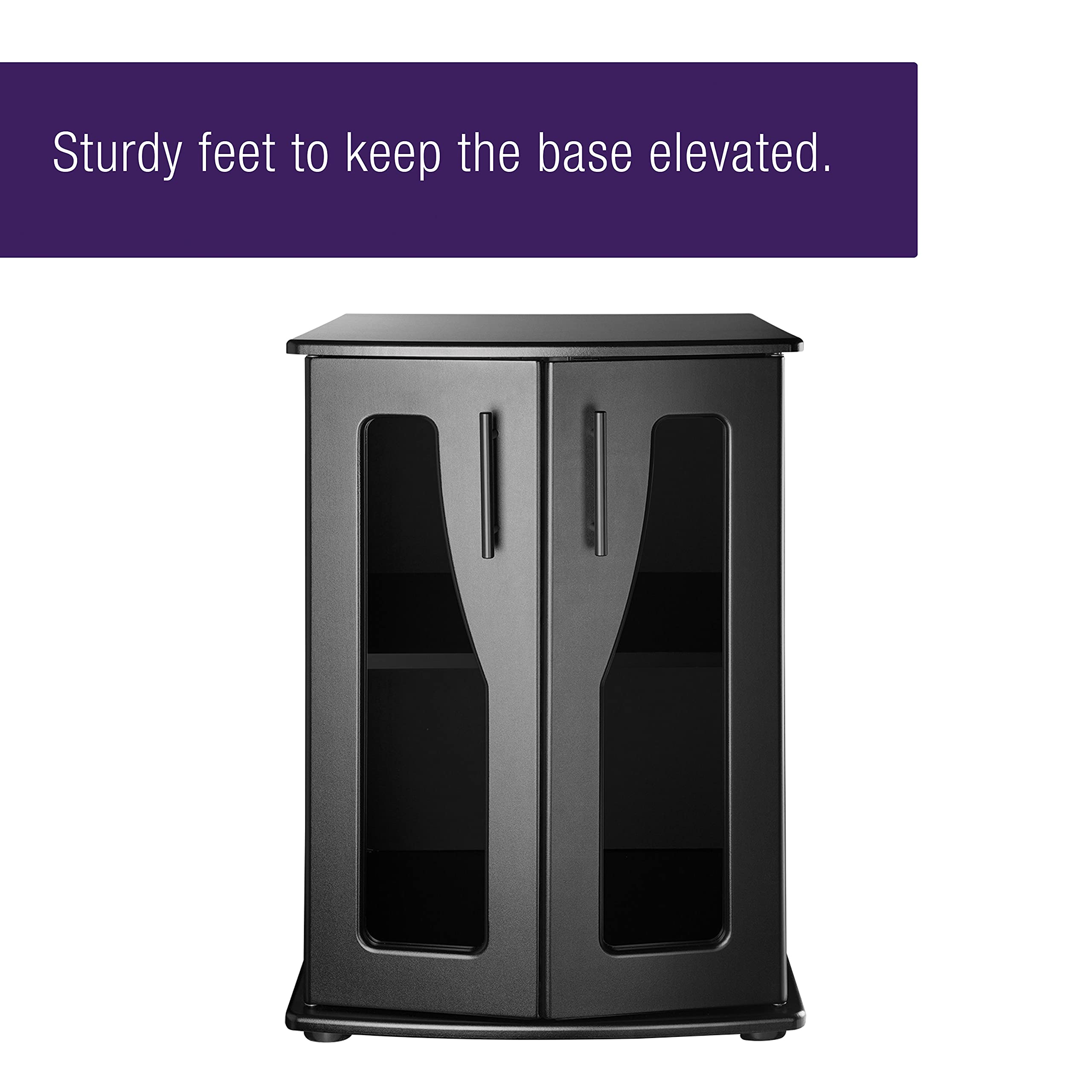 Coralife BioCube stand storage shelf keeps tools and food within easy reach