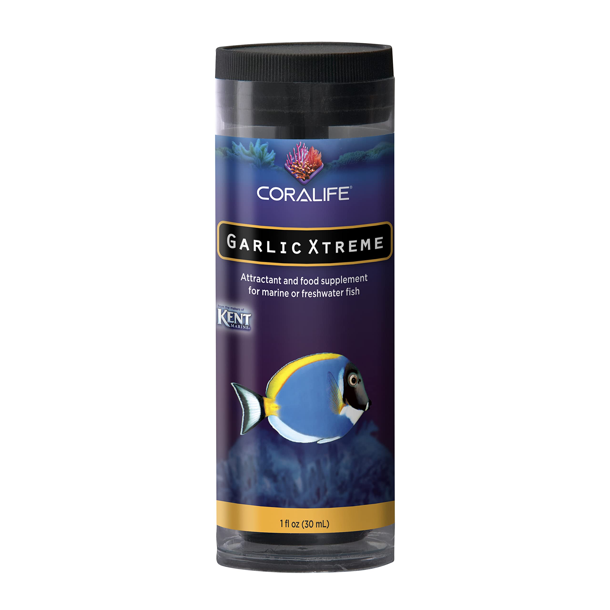 Coralife Garlic Xtreme live-food soak attracts picky eaters