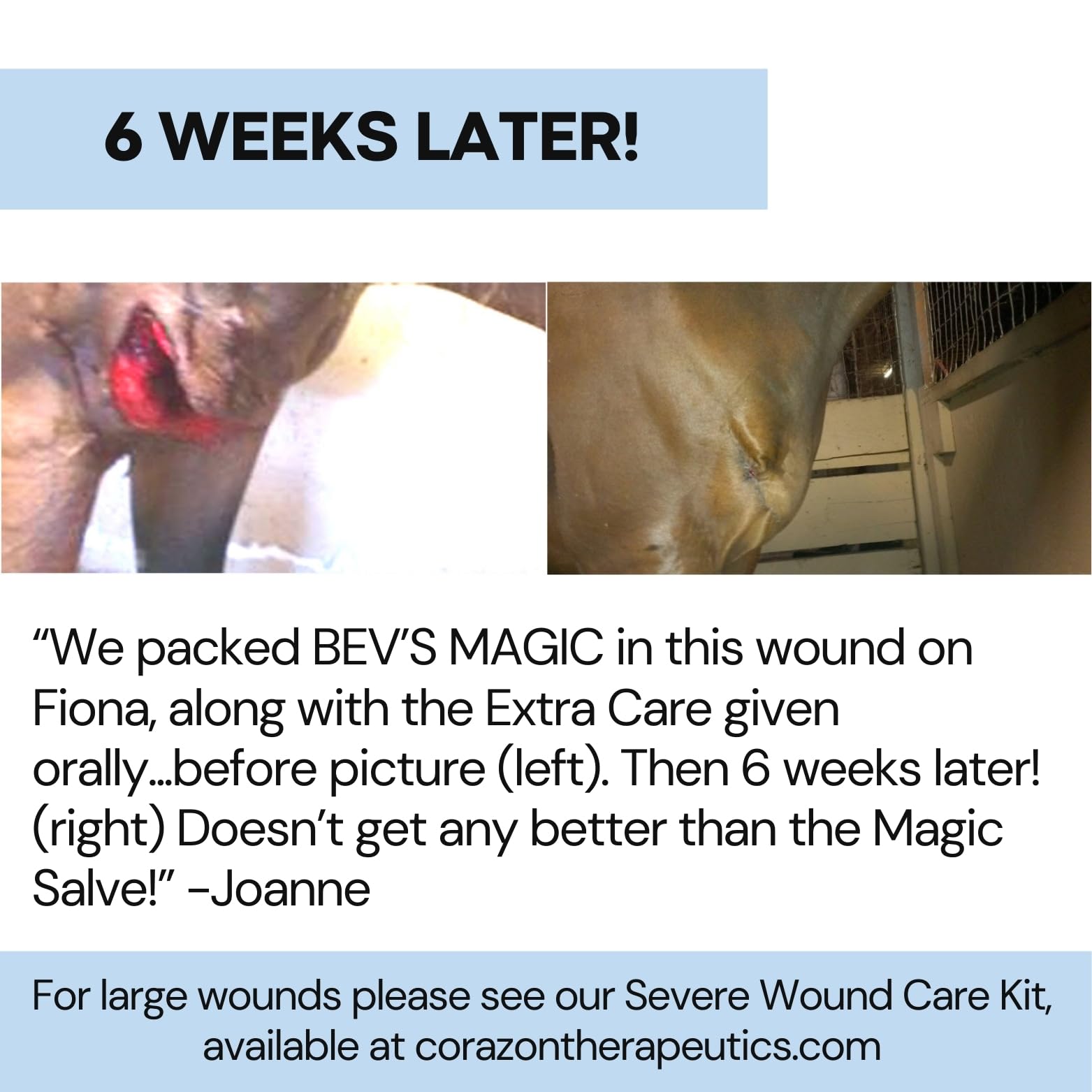 Corazon Therapeutics Wound Salve applied to a minor wound