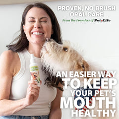 CORE Pet Complete Oral Care packaging box emphasizes natural formula and USA-made quality.