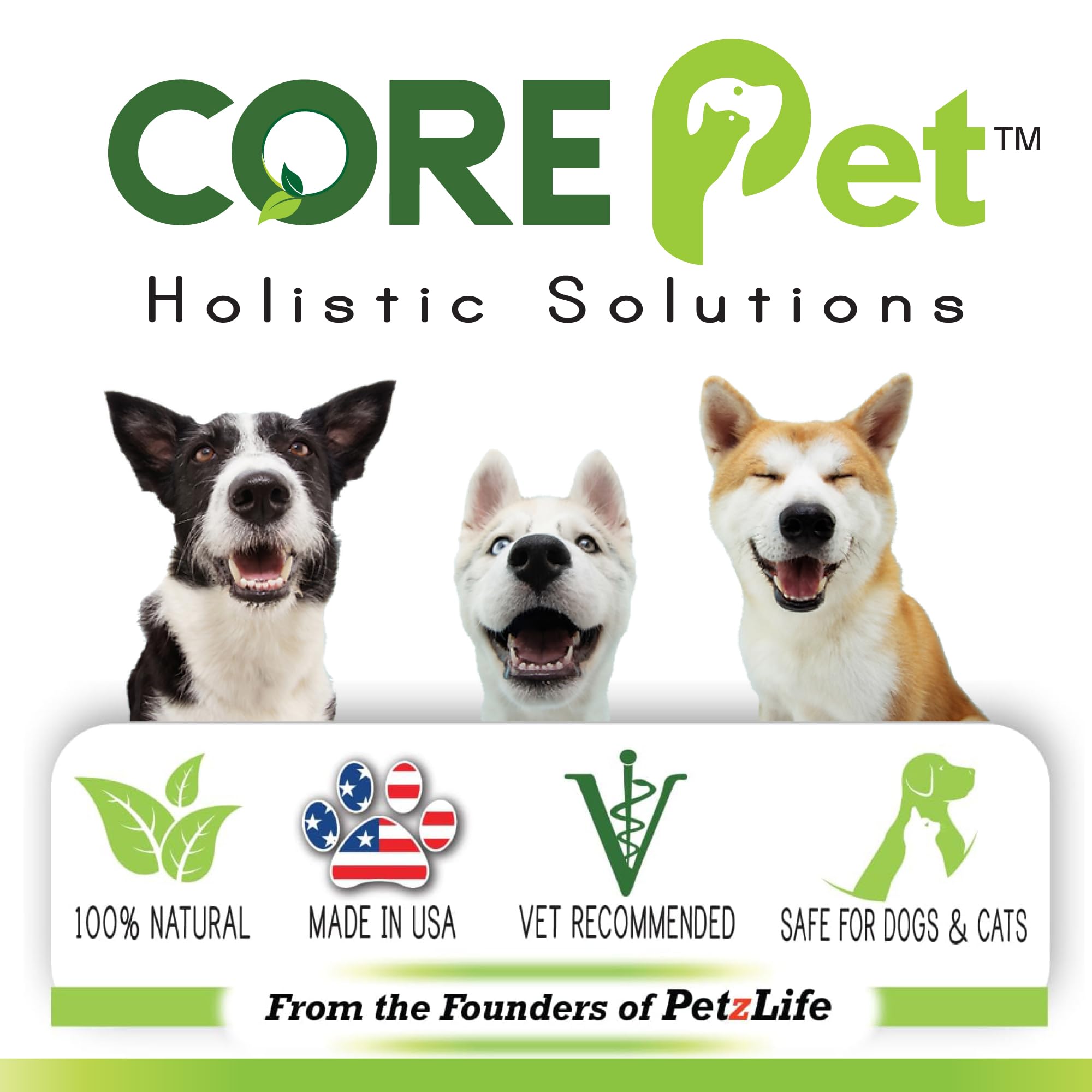 USA-made formula from PetzLife founders adds trusted expertise.