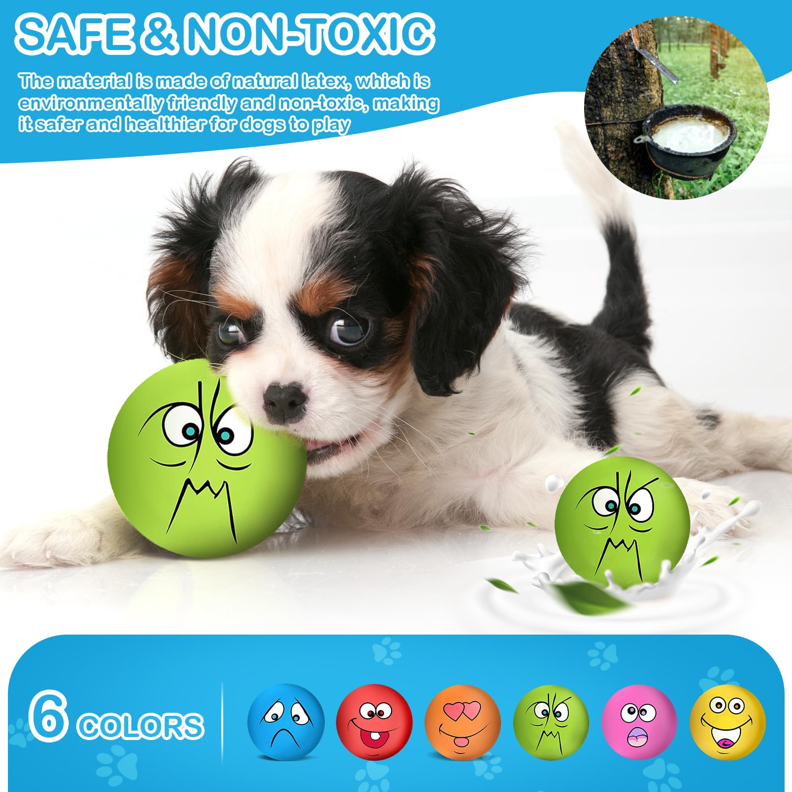 Coricorsu soft latex ball ideal for gentle teething on puppies.