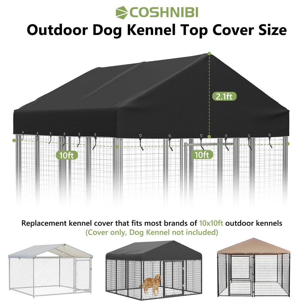 COSHNIBI roof cover fabric is waterproof and hard-wearing for outdoor kennels