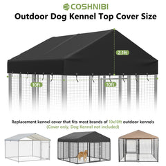 COSHNIBI roof cover fabric is waterproof and hard-wearing for outdoor kennels