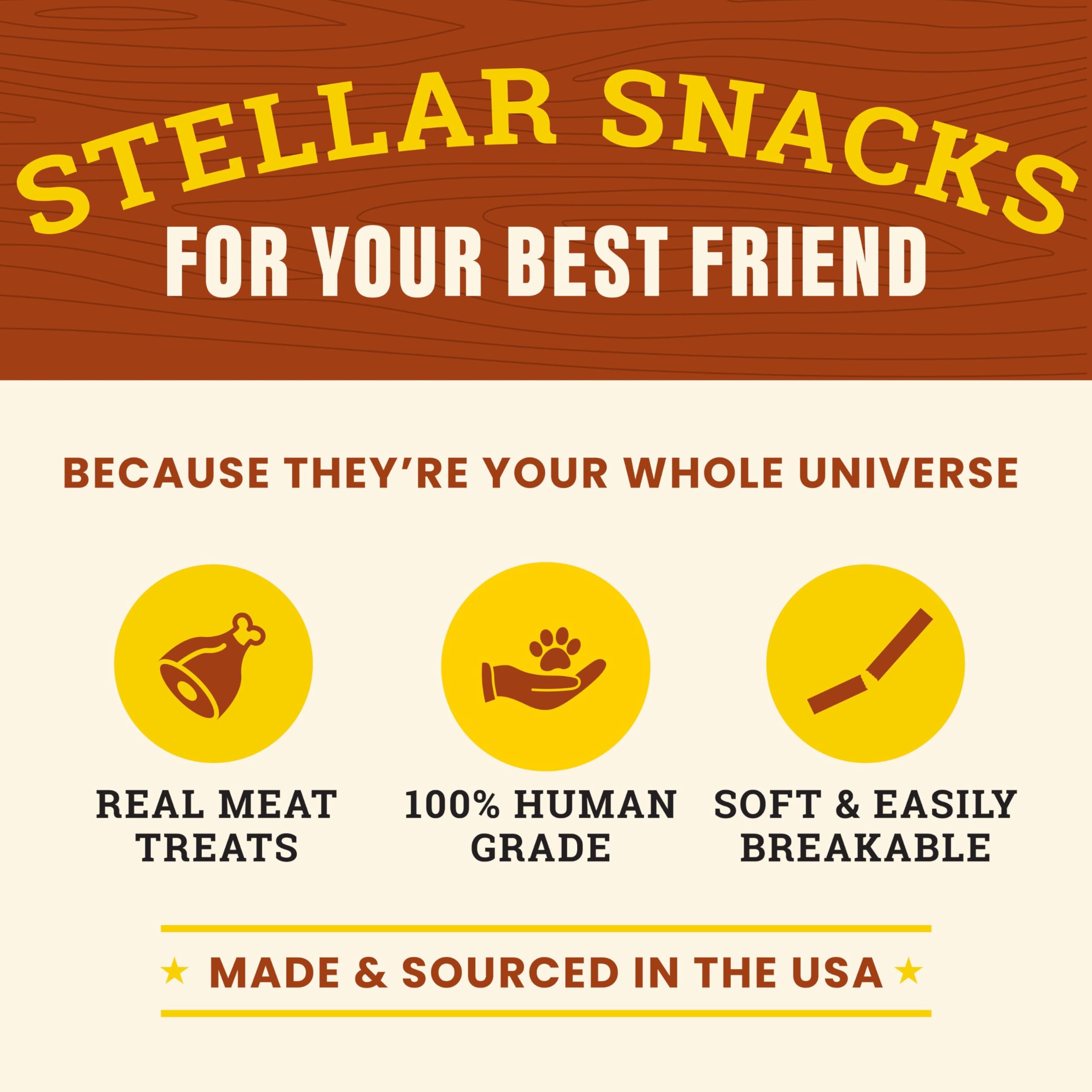 High-protein real meat look in Cosmo's Snack Shack sticks.