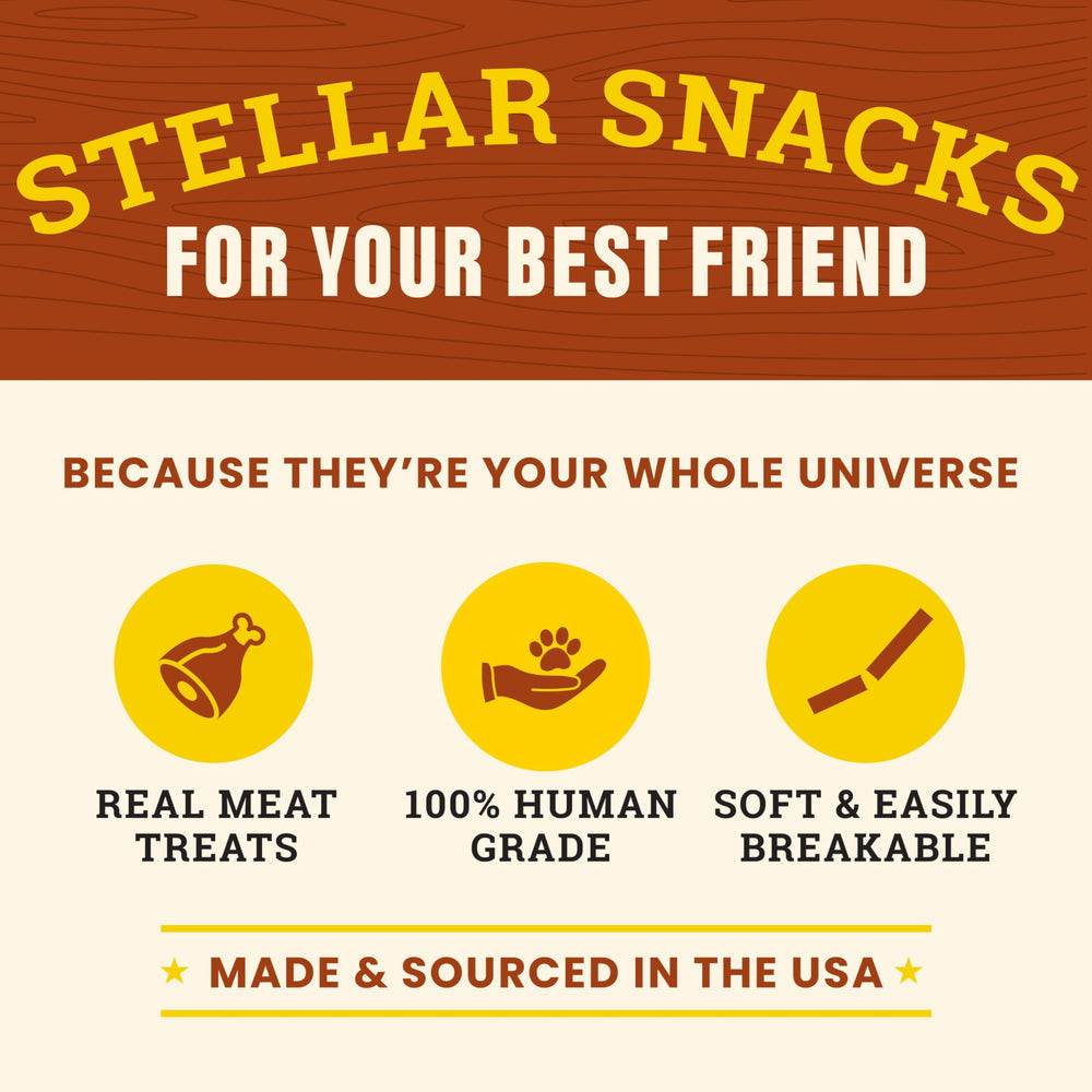 High-protein real meat look in Cosmo's Snack Shack sticks.