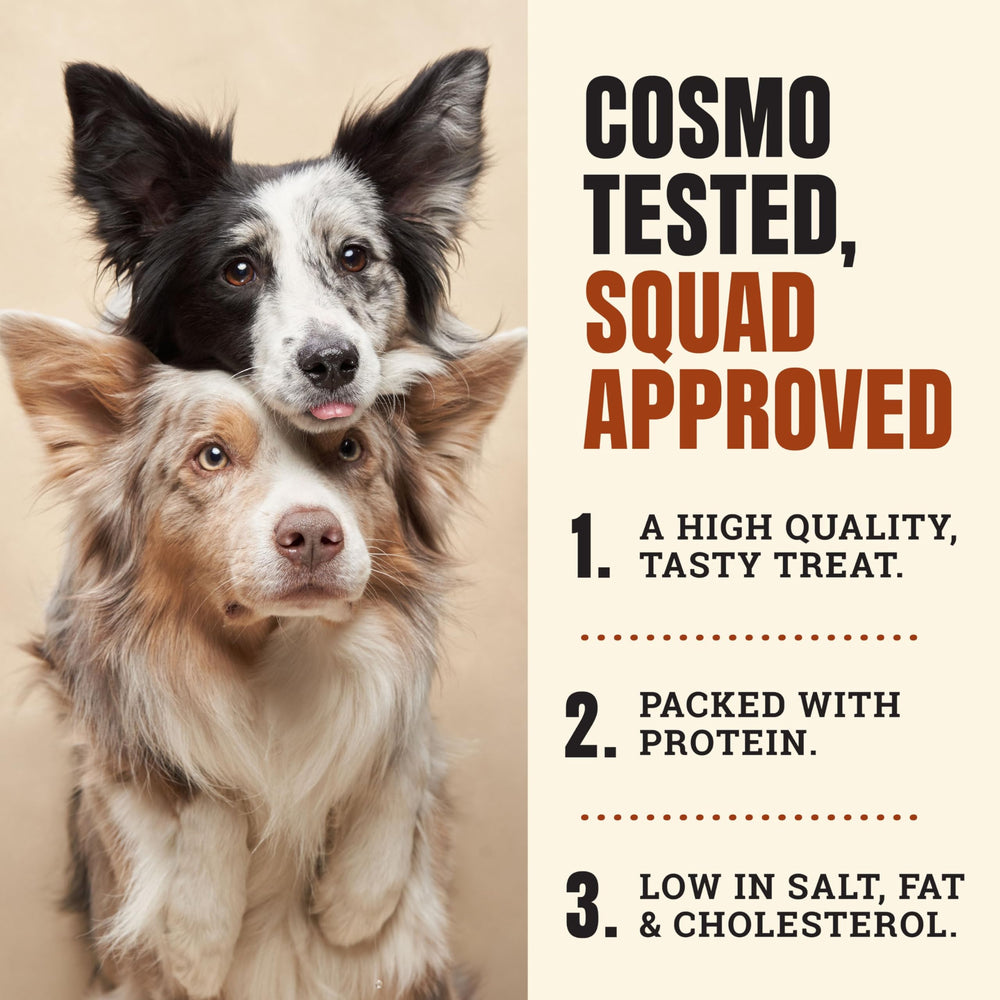 Training-ready piece for quick rewards with Cosmo's sticks.