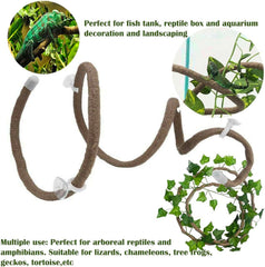 COSOC reptile vines create jungle vibe and climbing options