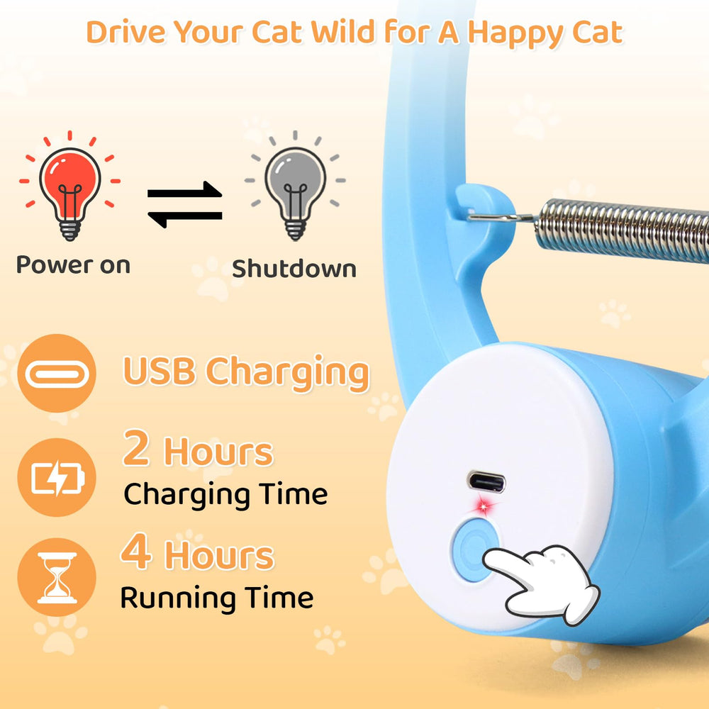 Cosowo durable ABS construction with soft feathers withstands lively pounces in multi-cat homes.