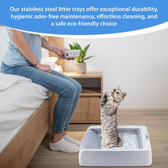 COSPARX tray interior edge close-up highlighting smooth finish for odor control