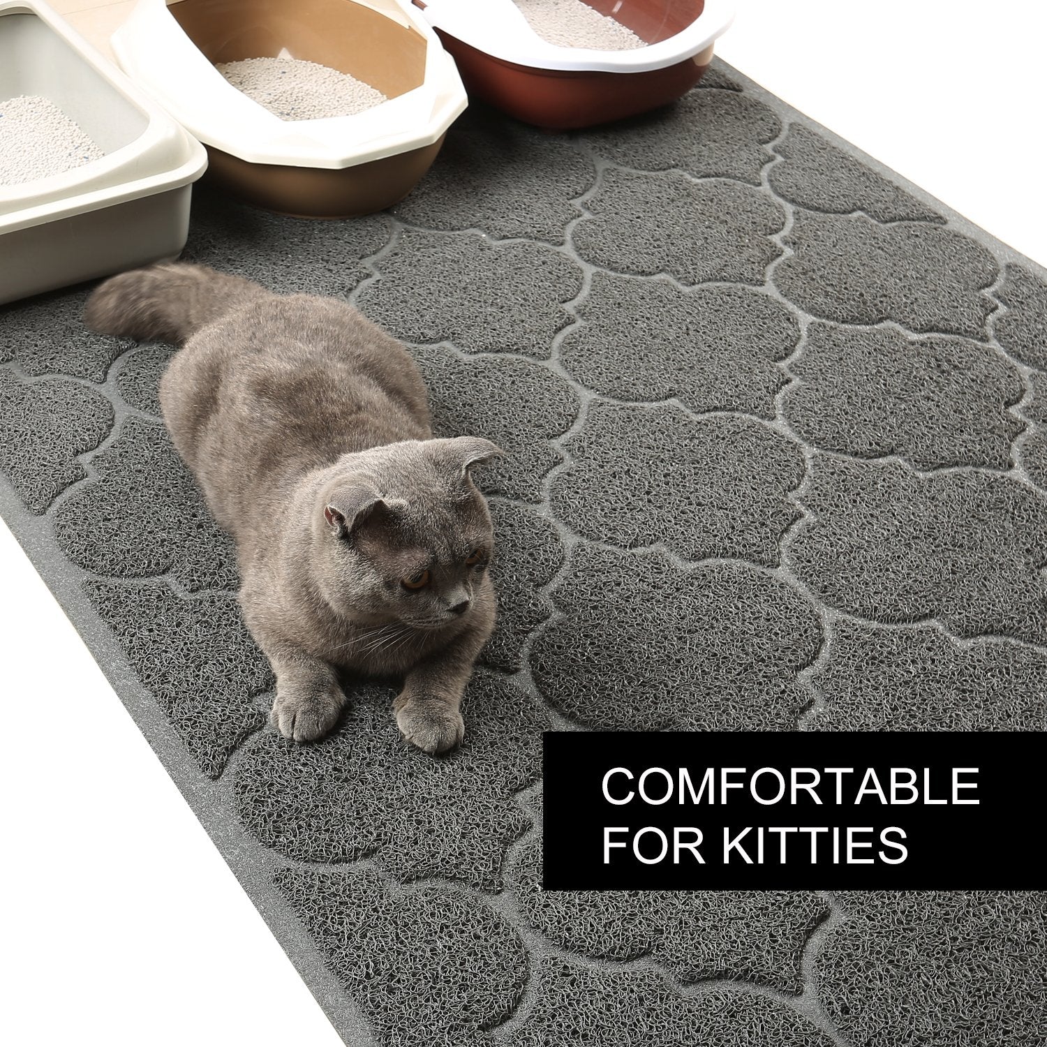 Cosyearn LittleTiger large 46x35 inch area offers ample space for cats