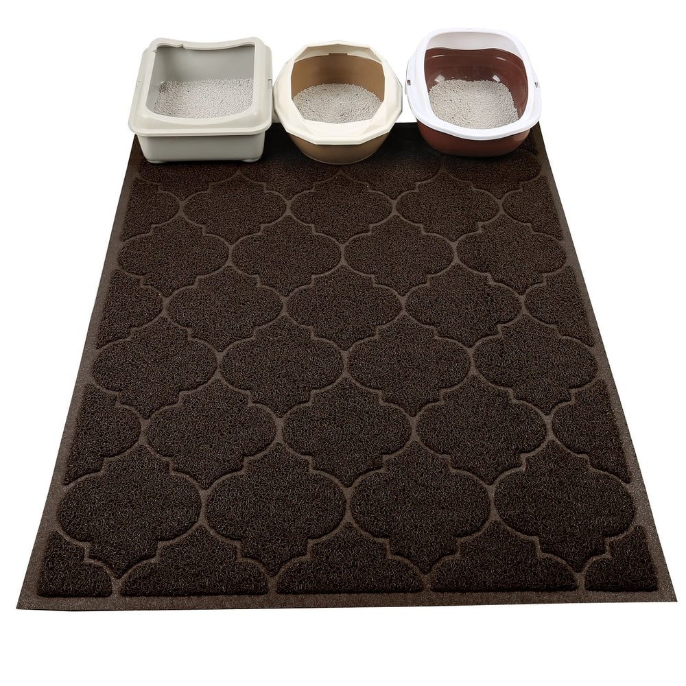 Cosyearn LittleTiger mat with non-slip backing stays in place during use