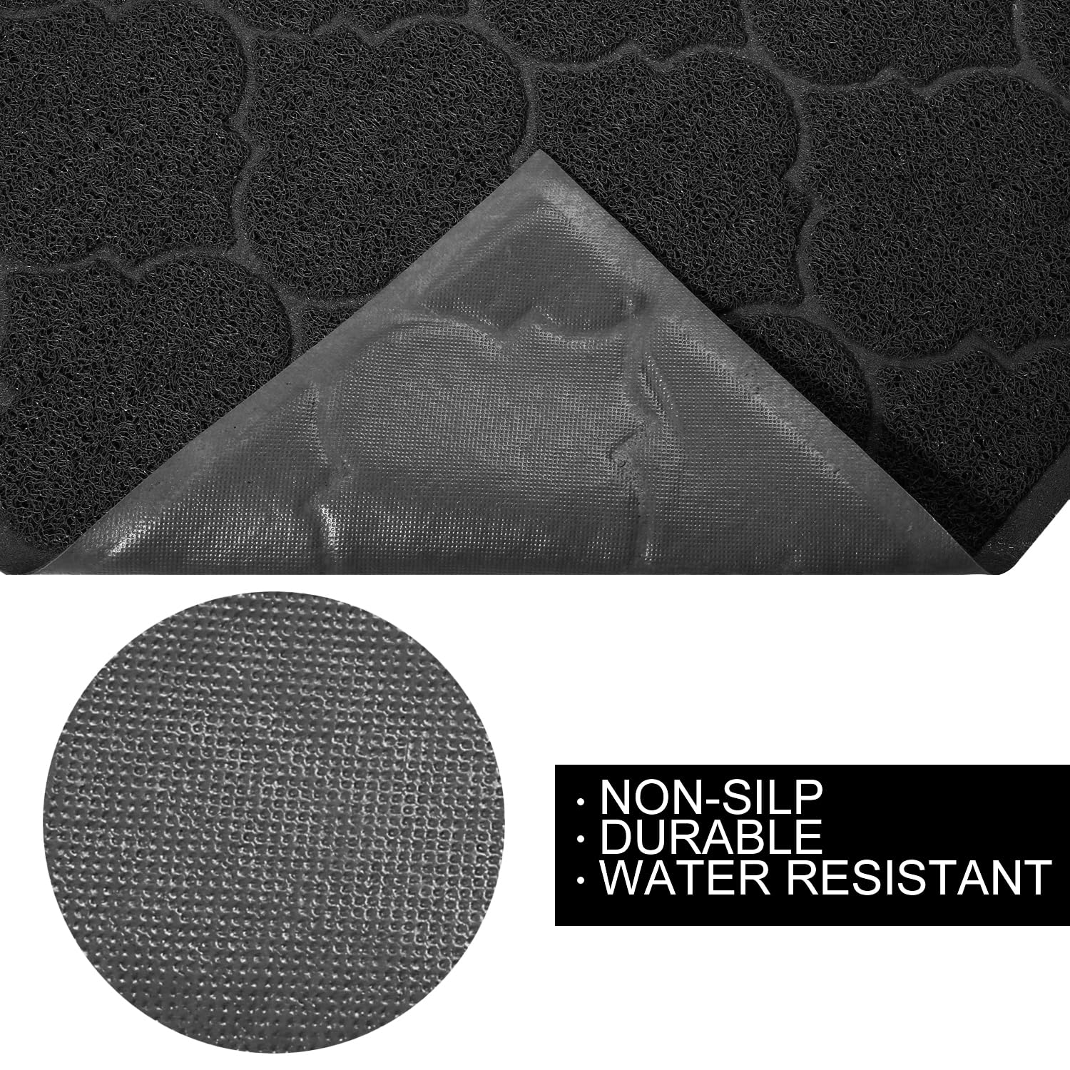 Cosyearn LittleTiger XL mat being vacuum-cleaned for easy maintenance