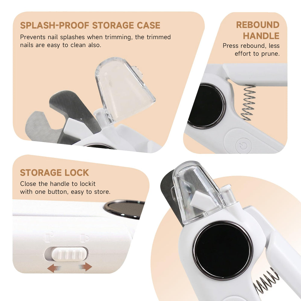 COUEYOA anti-splash slot keeps trimming tidy during use.