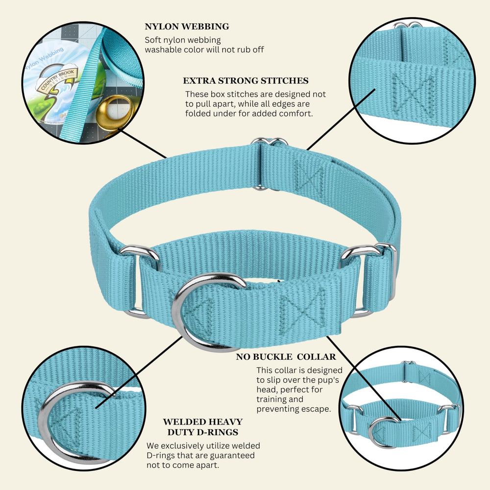 Country Brook Petz training collar offers secure but comfortable control.