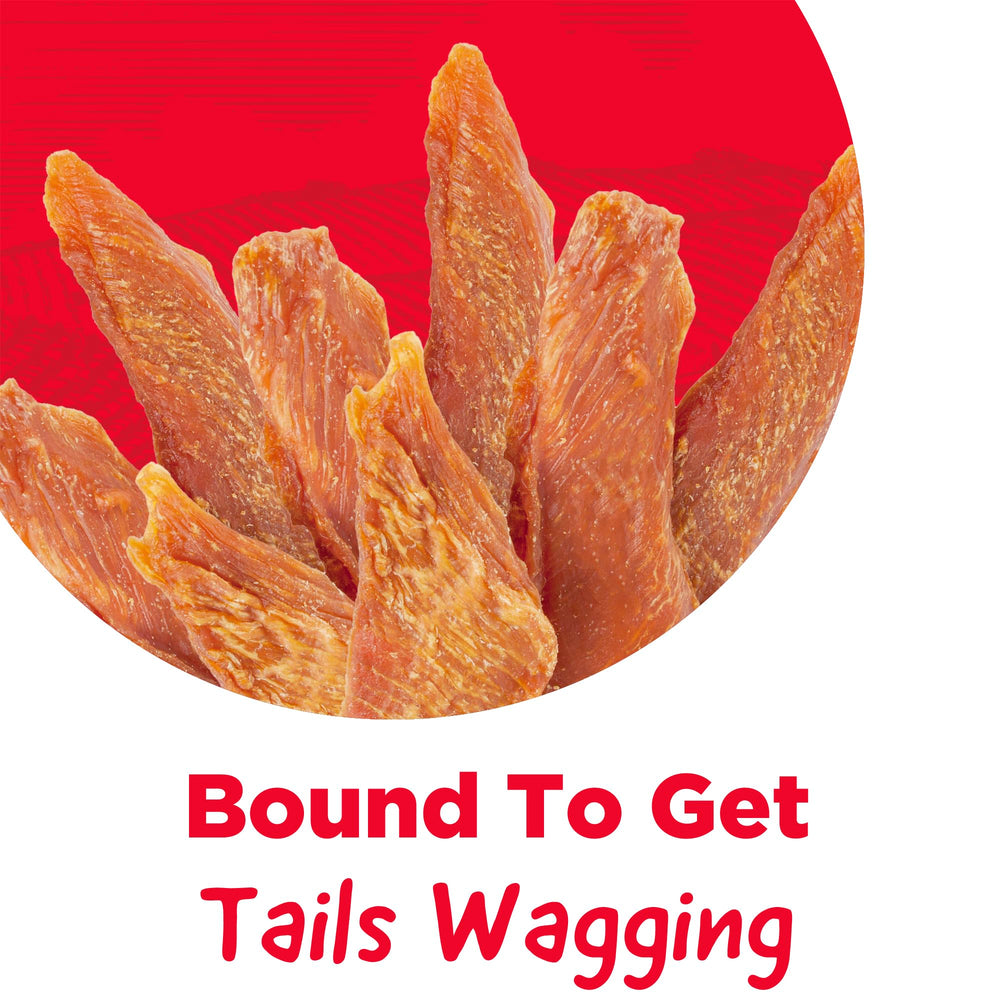 Country Kitchen Chicken Jerky Tenders high-protein formula supports active dogs