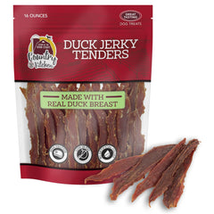 Country Kitchen Duck Jerky Tender packaging highlights real meat for protein-rich snacking