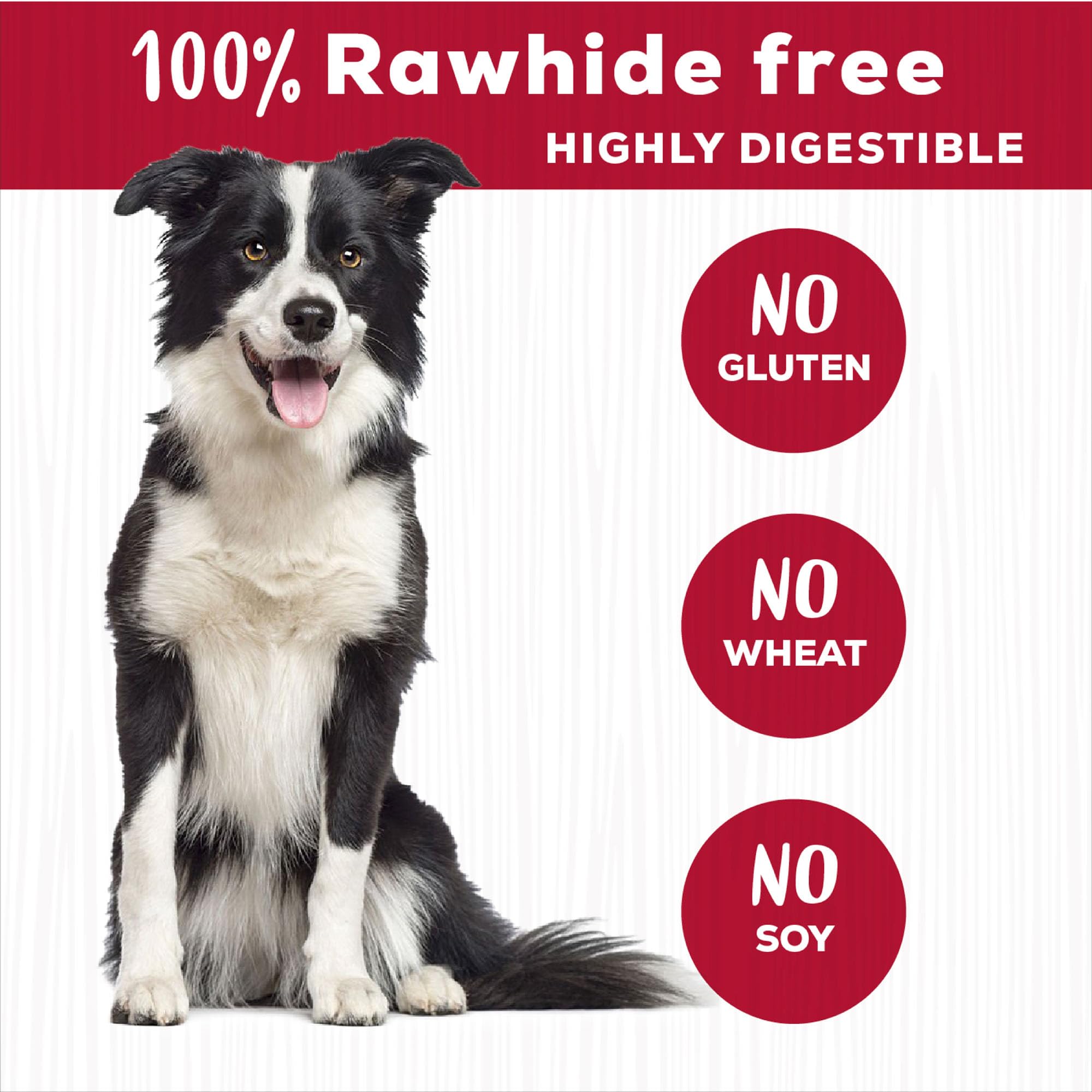 Country Kitchen rawhide-free beef twists packaging for 9-count bag