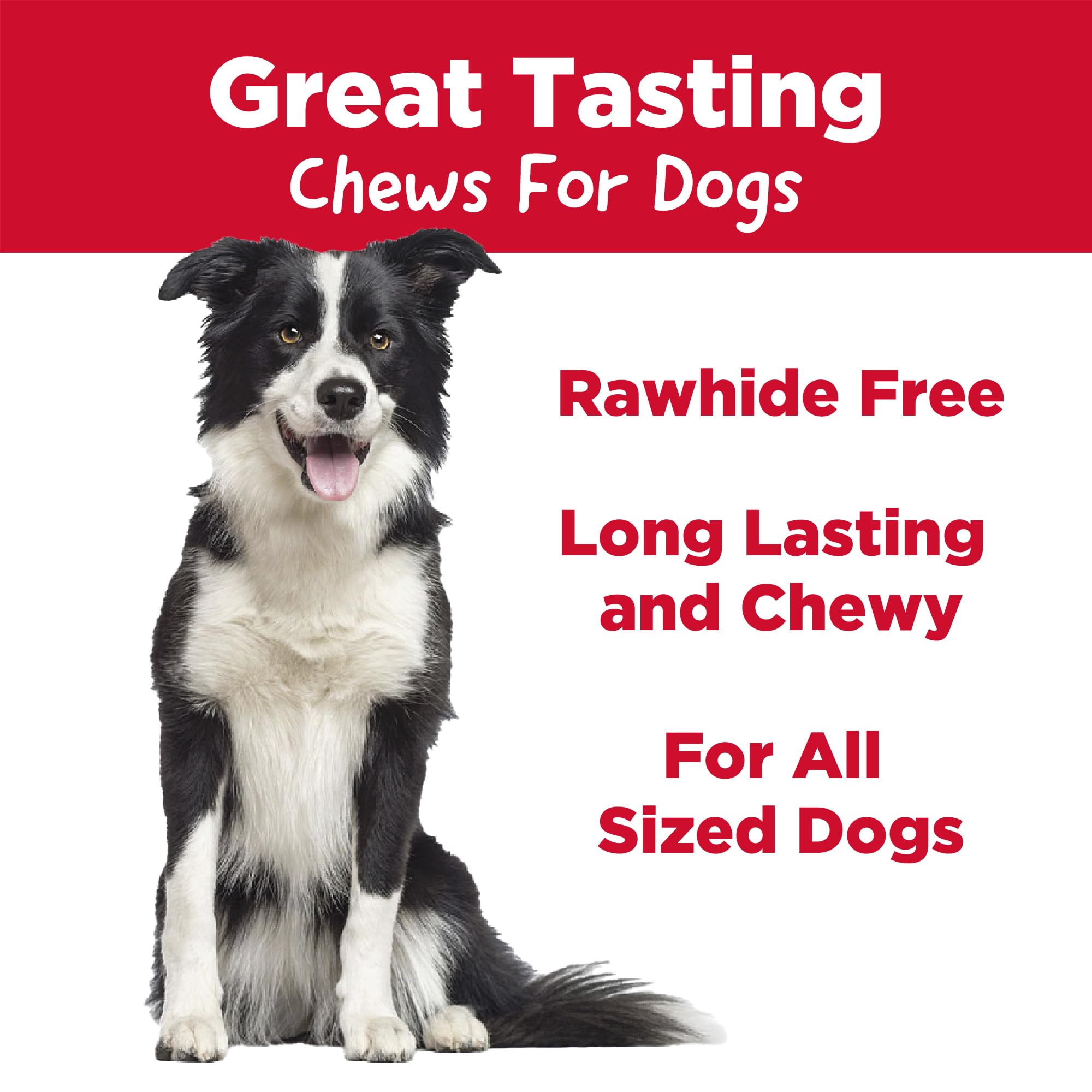 Country Kitchen US-made chews crafted with real meat for dogs.