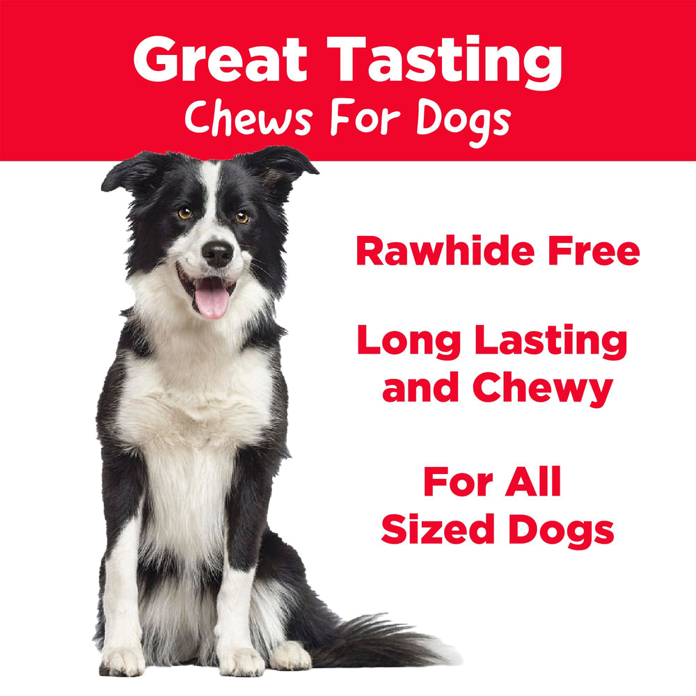 Country Kitchen US-made chews crafted with real meat for dogs.