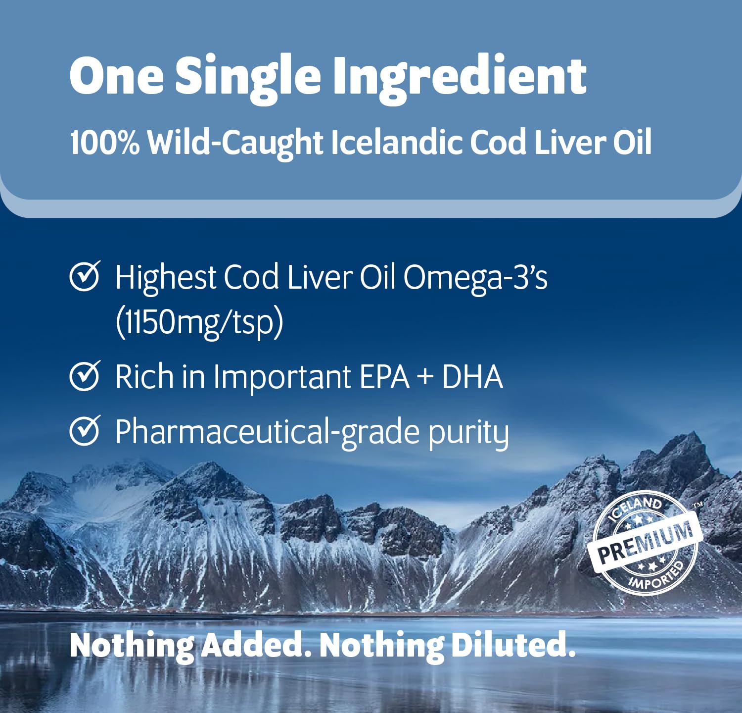 CountryPet Naturals serving-ready cod liver oil on food enhances palatability and intake