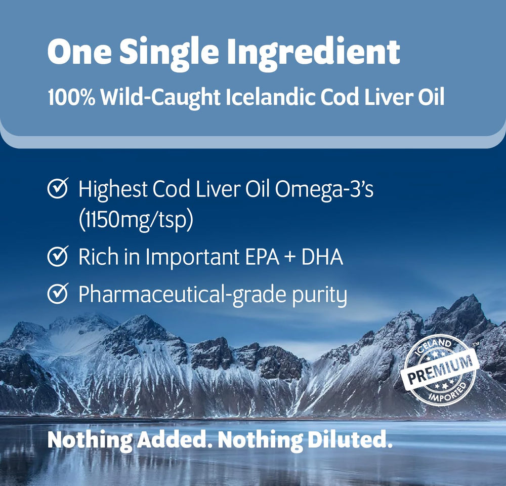 CountryPet Naturals serving-ready cod liver oil on food enhances palatability and intake