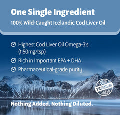 CountryPet Naturals serving-ready cod liver oil on food enhances palatability and intake
