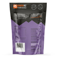 CountryPet Naturals venison lung-spleen-kidney closeup, single-ingredient protein for sensitive stomachs