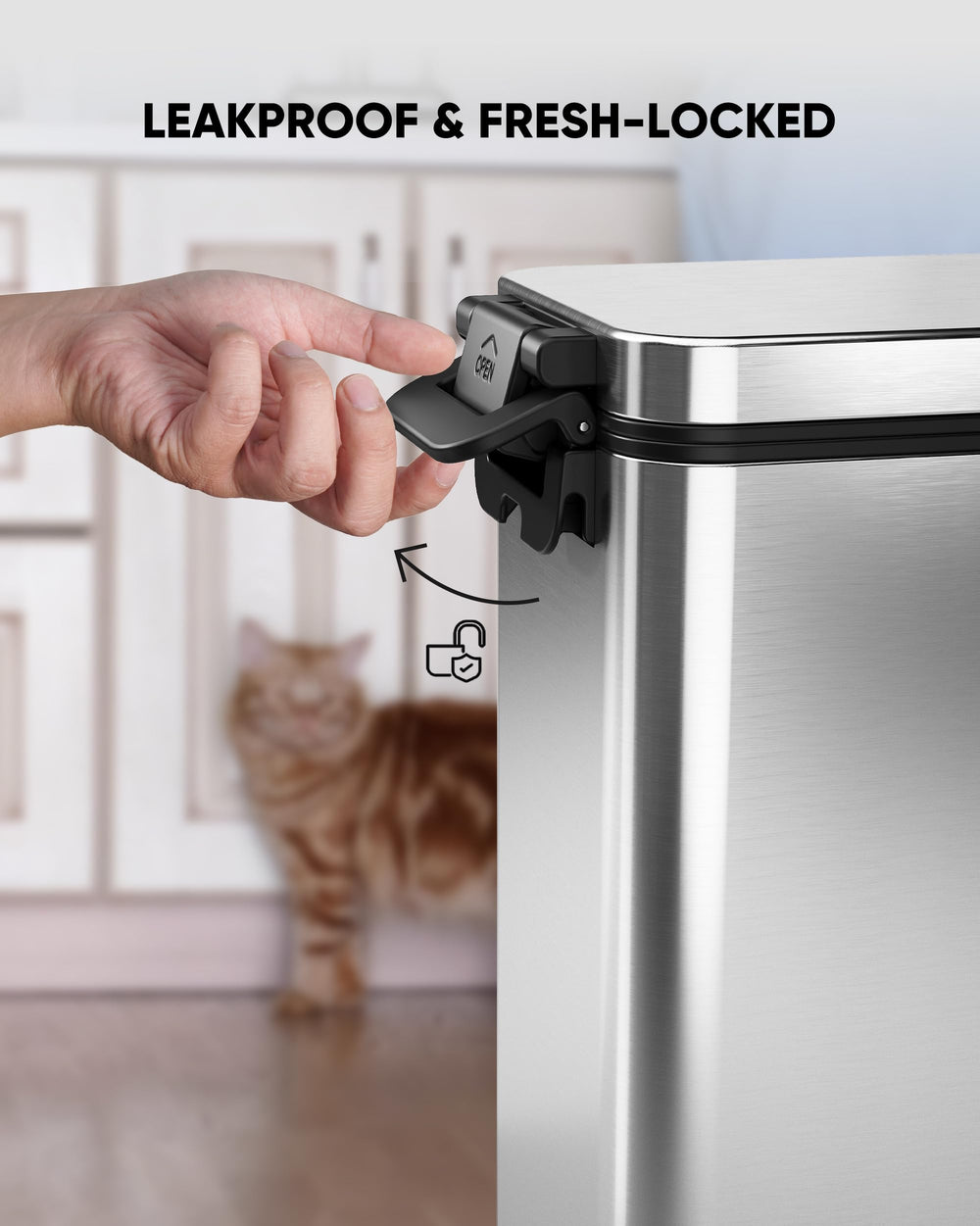 Courpal durable metal bin surface protected by blue scratch film