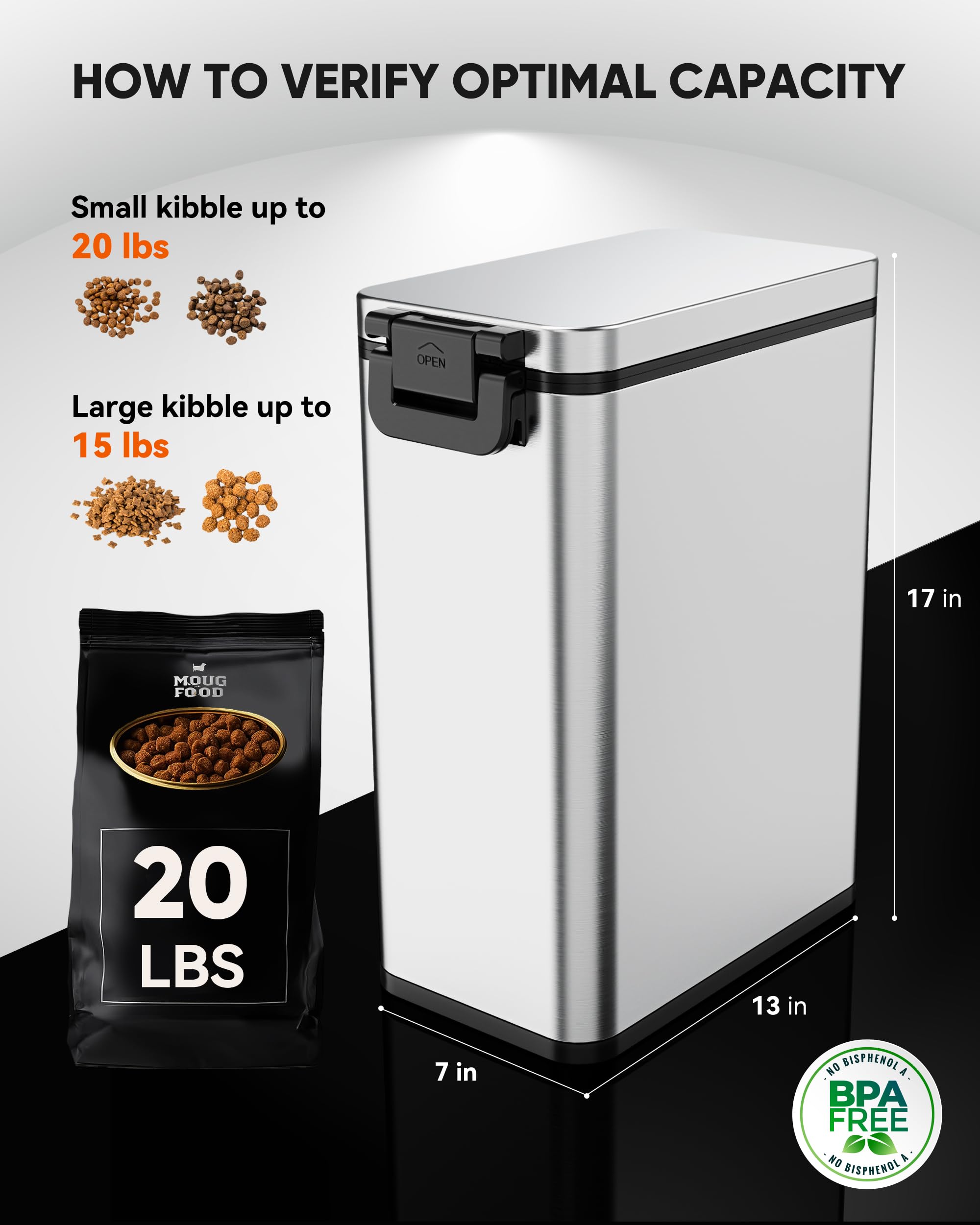 Courpal stainless steel shell and gasket seal moisture and pests
