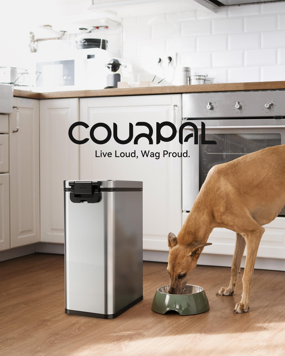 Courpal versatile container suitable for seeds or litter storage