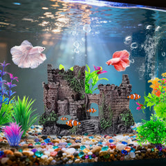 CousDUoBe bubble stream display creates visual movement in the tank