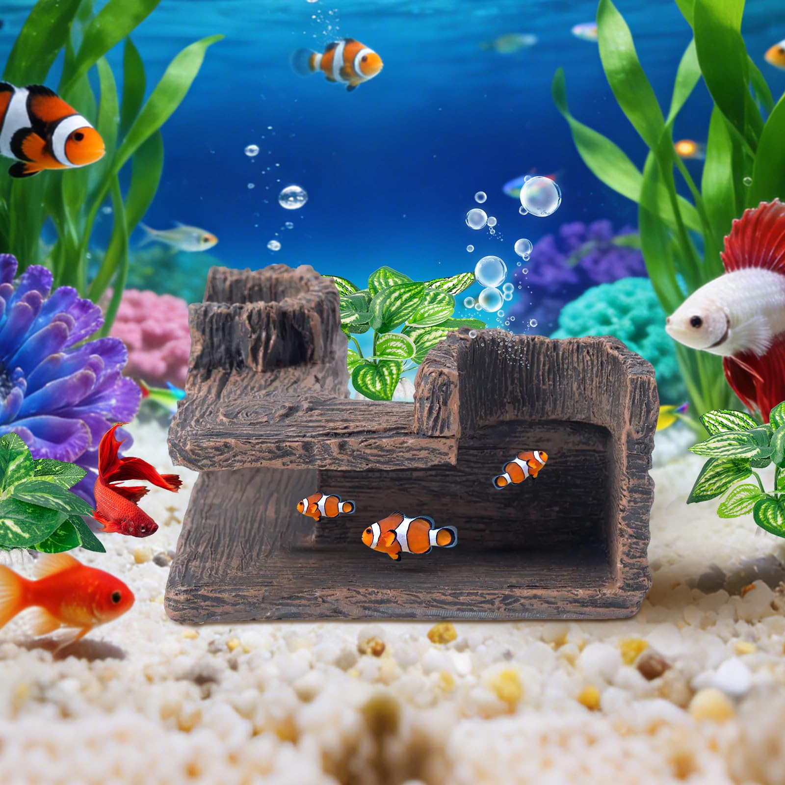CousDUoBe durable reef-decor suitable for small aquariums