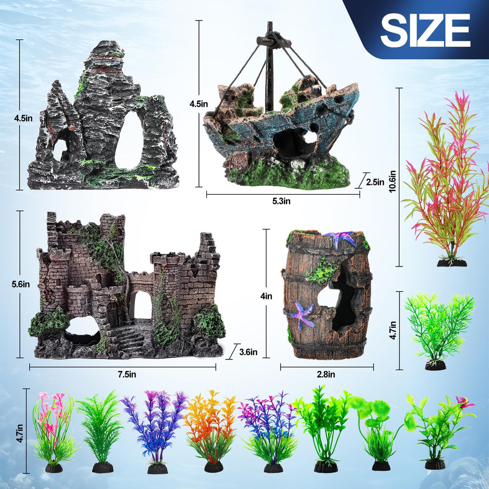 CousDUoBe sunken ship creates a focal point for underwater scenes.