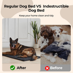 Couzssyhi chew-proof dog crate pad machine washable for easy cleaning