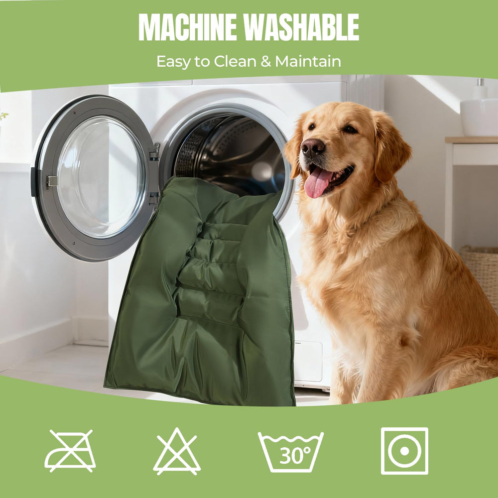 Couzssyhi soft microfiber fill provides gentle support for comfort.