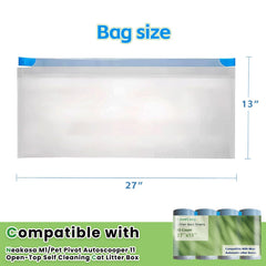 CoveCozy 80-count bags drawstring-closure: quick, secure disposal after littering.