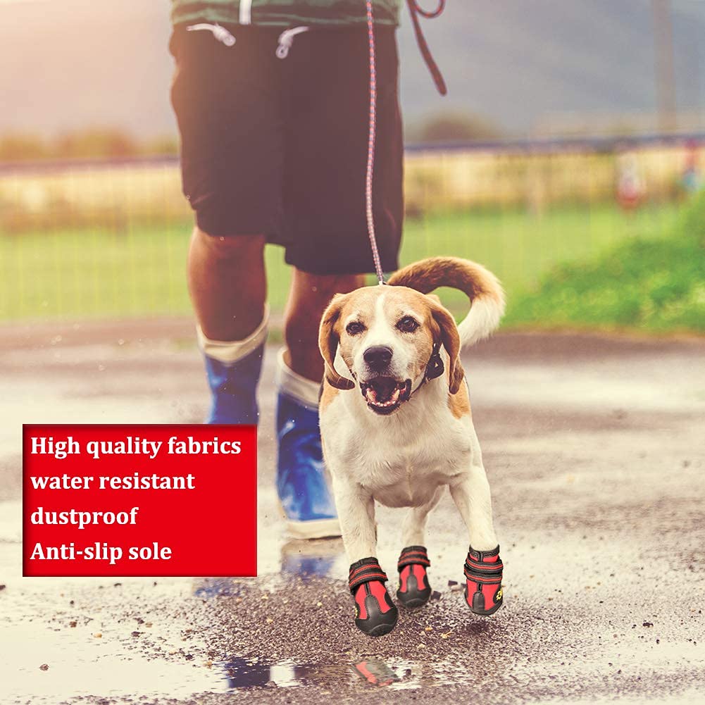 CovertSafe& dog boots enhance night safety with reflectivity