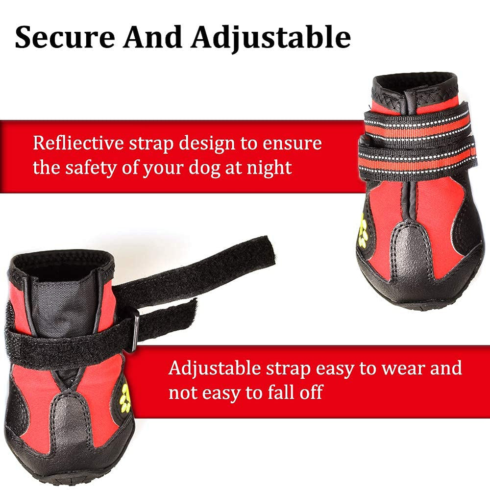 CovertSafe& dog boots paw embroidery adds stylish protection